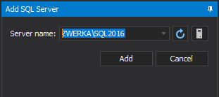 Add SQL Server instance